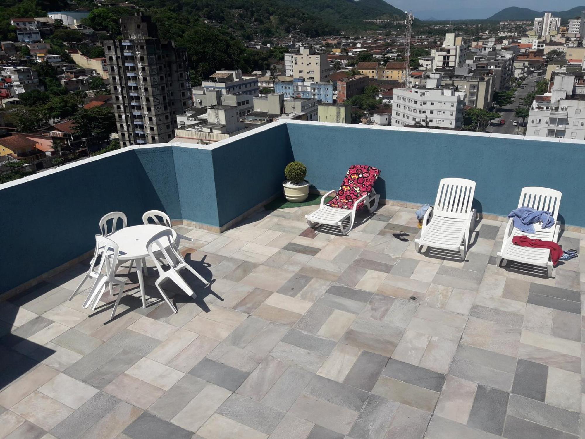 شقة 500M Da Praia, Predio Cm Piscina, 1Garagem, Wi-Fi 300 Mbps, Centro De Guaruja, Proximo A Praia E Comercio, Horarios Check-In E Check-Out Flexiveis, Churrasqueira, المظهر الخارجي الصورة